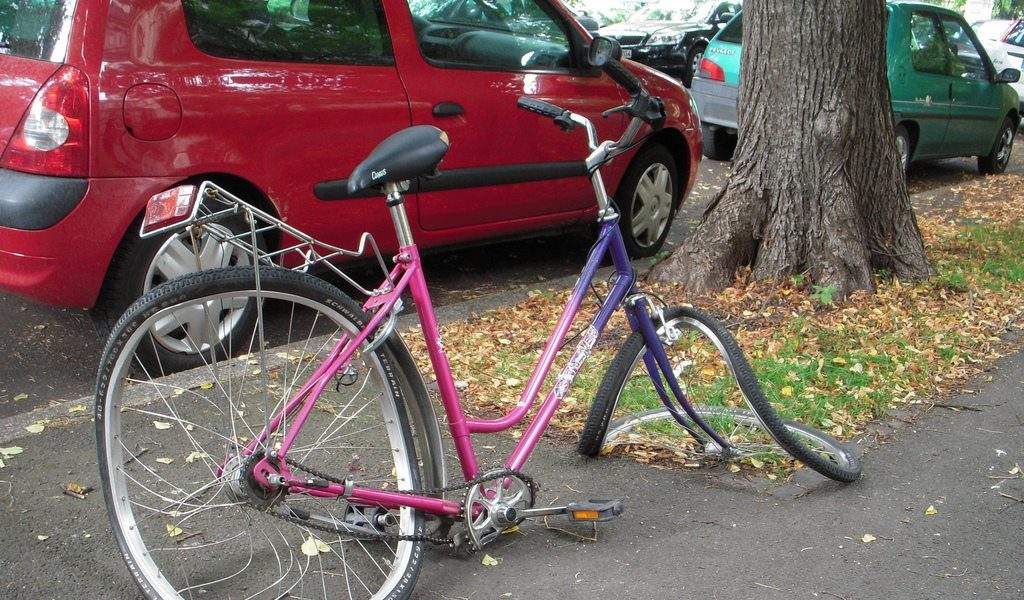 accidente de bicicleta