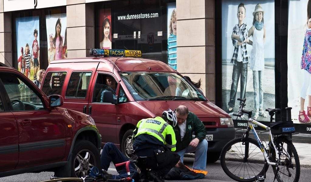 accidente de bicicleta