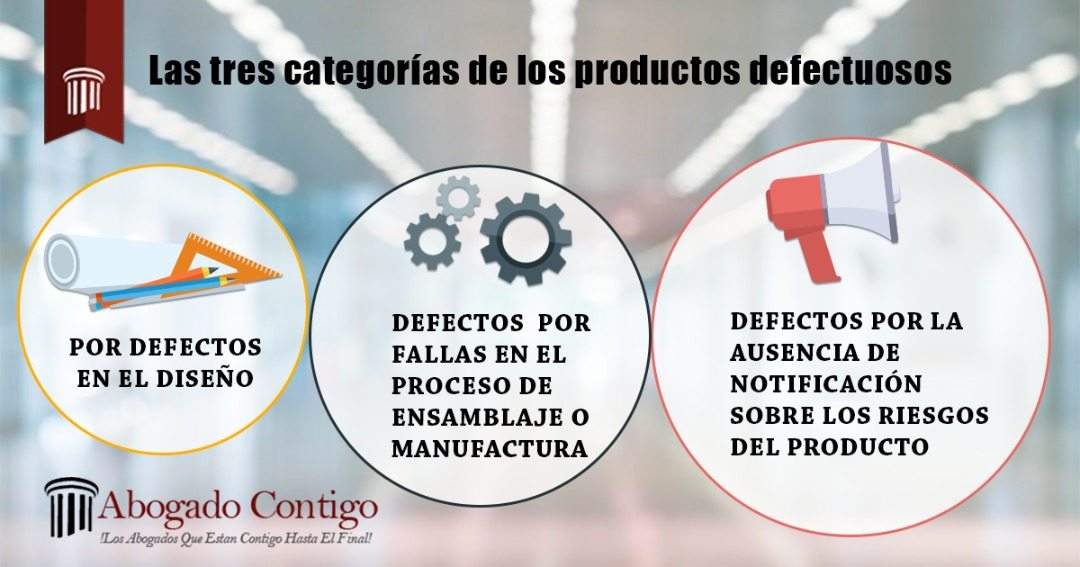 productos defectuosos categorias