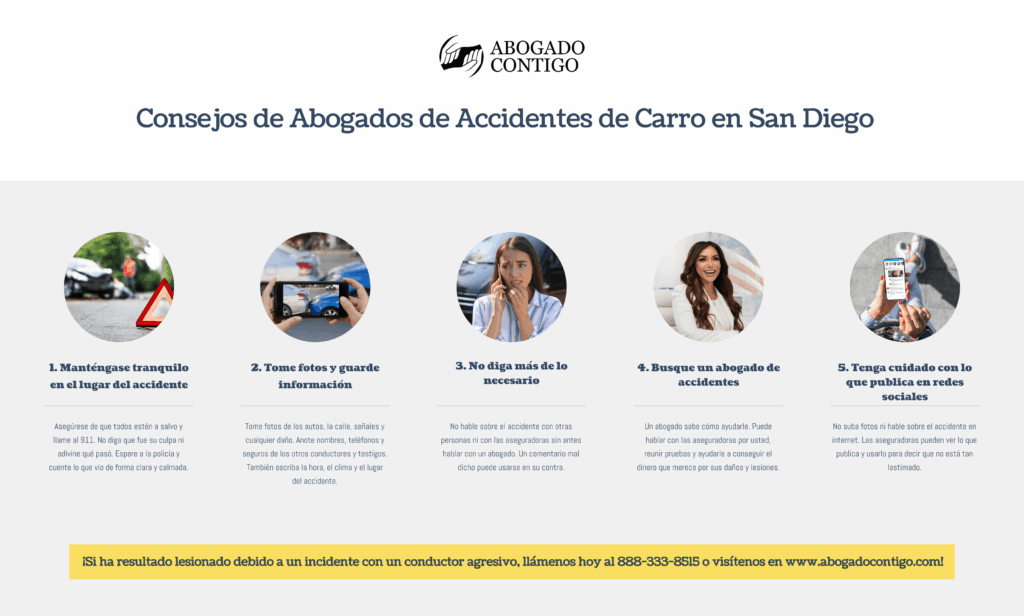 Cómo Evitar Problemas Legales Tras Un Accidente_ Estrategias De Abogados De Accidentes De Carro en San Diego Infographic