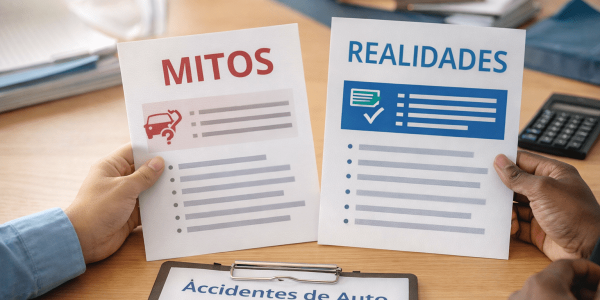 mitos y realidades sobre accidentes de auto en California