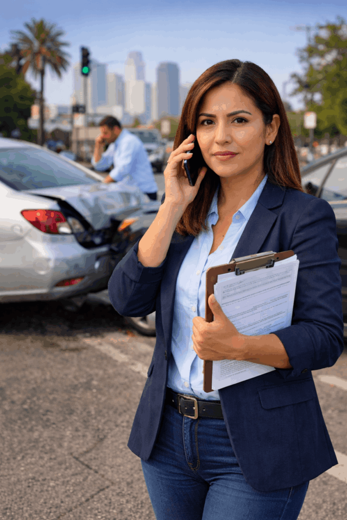¿leve-accidente-de-carro-camino-al-trabajo?-abogados-en-los-angeles-explican-que-hacer-y-a-quien-llamar