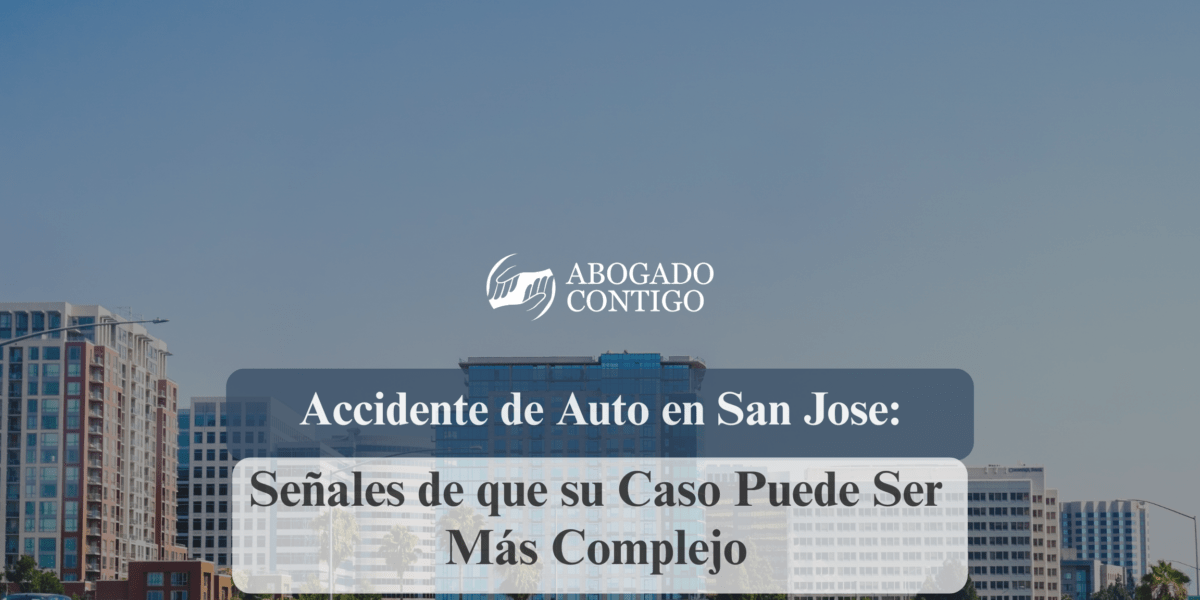 Accidente de Auto en San Jose: