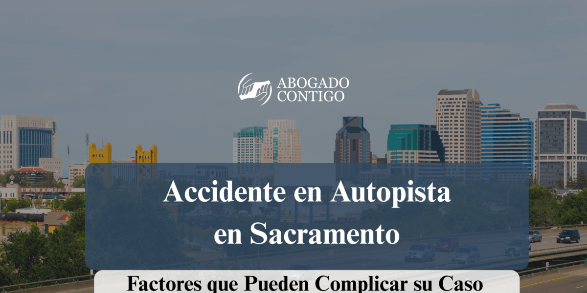 accidente en autopista en Sacramento