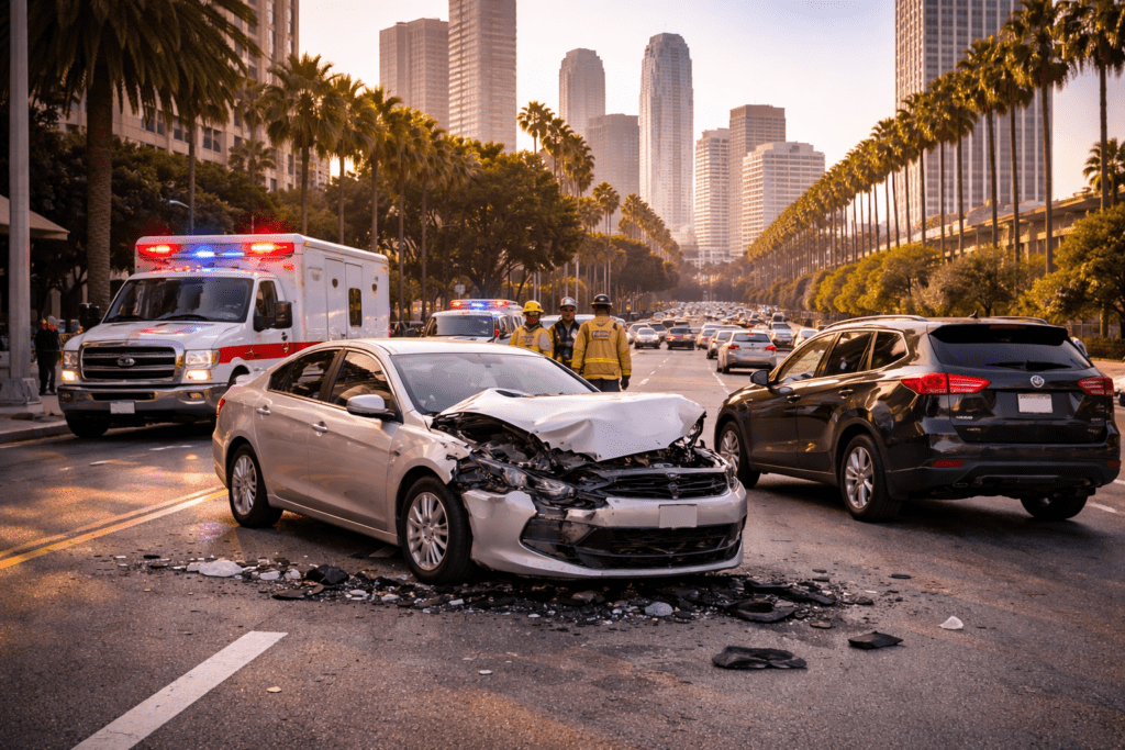 abogado de accidentes de auto en Los Ángeles