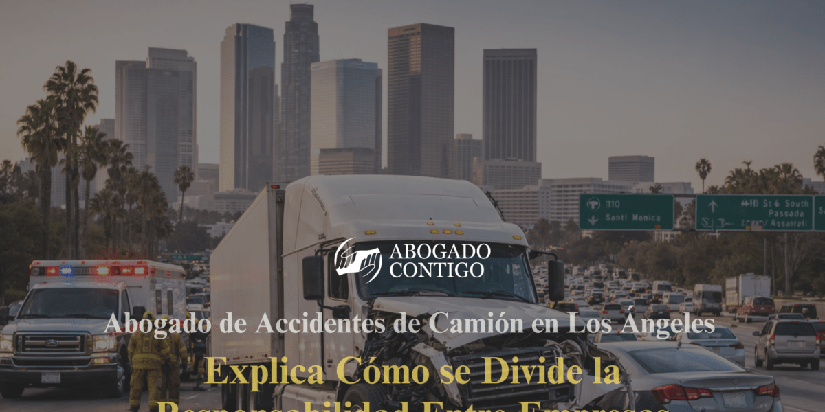 abogado de accidentes de camión en Los Ángeles