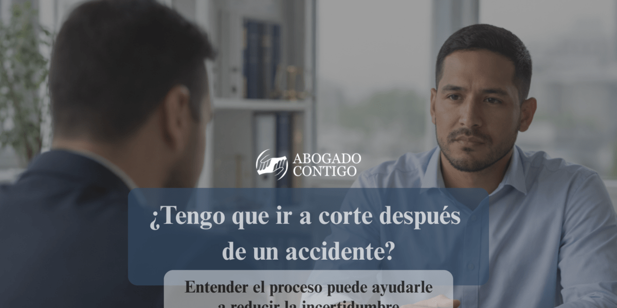 Tengo que ir a corte accidente de auto en Santa Ana