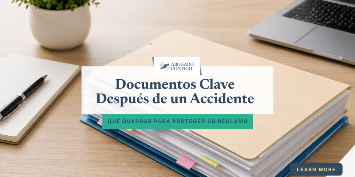 lista de documentos para un reclamo por lesiones personales tras un accidente de tránsito en Santa Ana