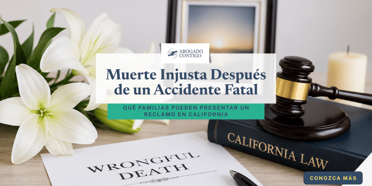 Quién puede presentar un reclamo por muerte injusta en California tras un accidente de auto en Stanton