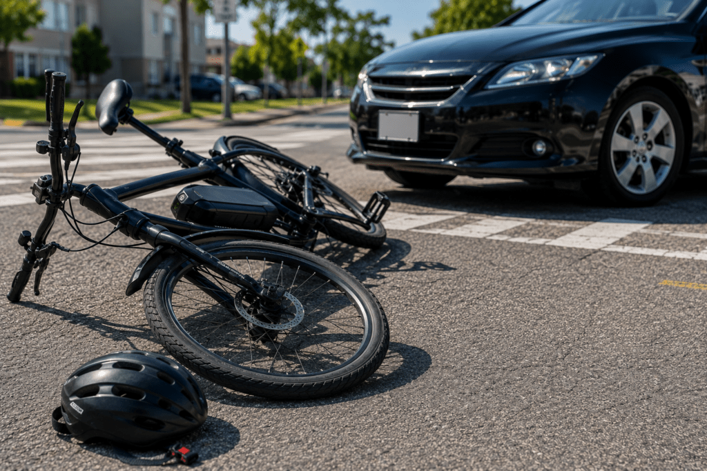 Quién puede ser responsable en un accidente de bicicleta eléctrica en Anaheim, CA