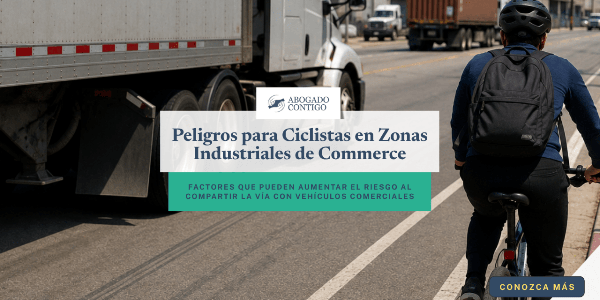 Peligros para Ciclistas en Zonas Industriales de Commerce: Lo Que Debe Saber