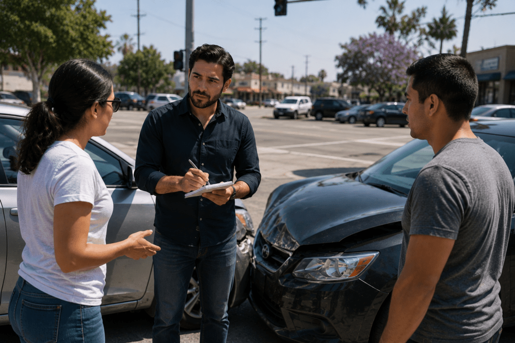 Qué Hacer Si un Testigo Presenció su Accidente de Auto en Huntington Park, CA 1 testigo presenció su accidente de auto en Huntington Park