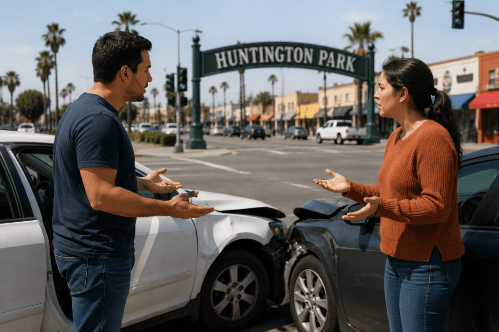 Otro Conductor Miente Sobre el Accidente en Huntington Park