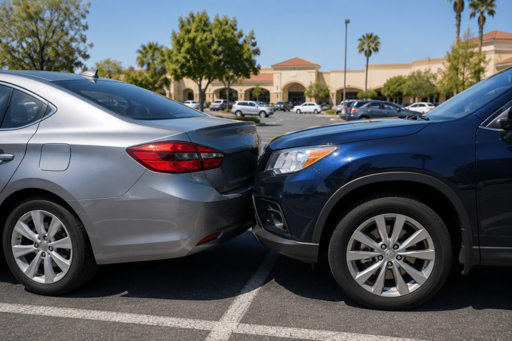 Qué Hacer Si el Accidente Ocurrió en un Estacionamiento en Huntington Park, CA 1 Accidente en estacionamiento en Huntington Park