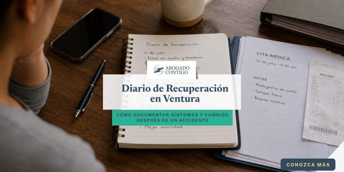 Diario de recuperación en Ventura después de un accidente vehicular